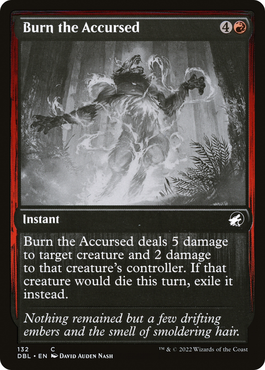 Burn the Accursed (DBL-132) (Foil)