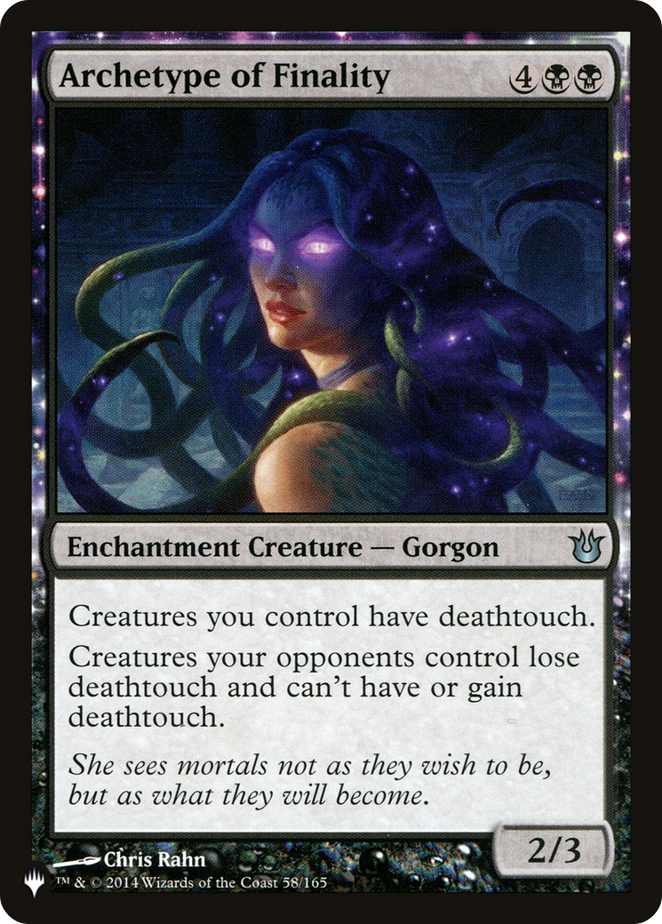 Archetype of Finality (LIST-BNG-58)
