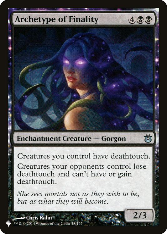 Archetype of Finality (LIST-BNG-58)
