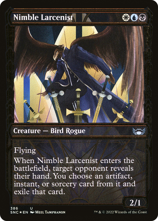Nimble Larcenist (SNC-386) (Showcase) (Gilded Foil)