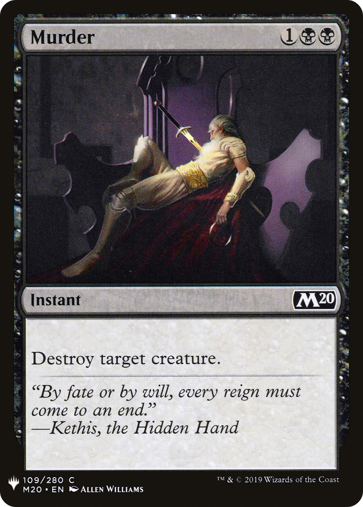 Murder (LIST-M20-109)