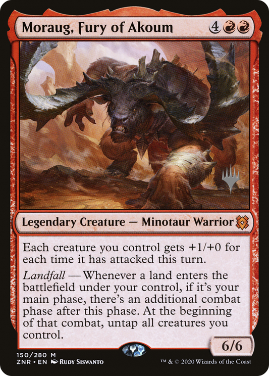 Moraug, Fury of Akoum (PPZNR-150P) (Foil)
