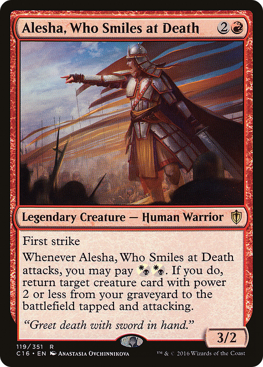 Alesha, Who Smiles at Death (C16-119)