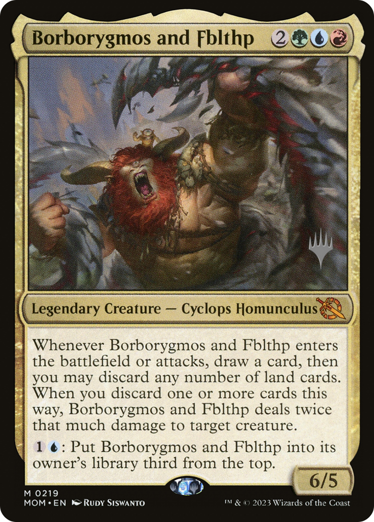 Borborygmos and Fblthp (PPMOM-219P) (Foil)