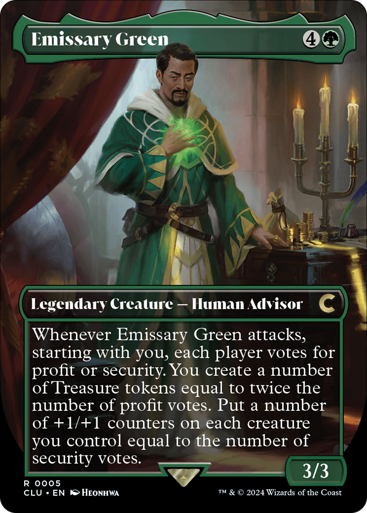 Emissary Green (CLU-005) (Borderless)