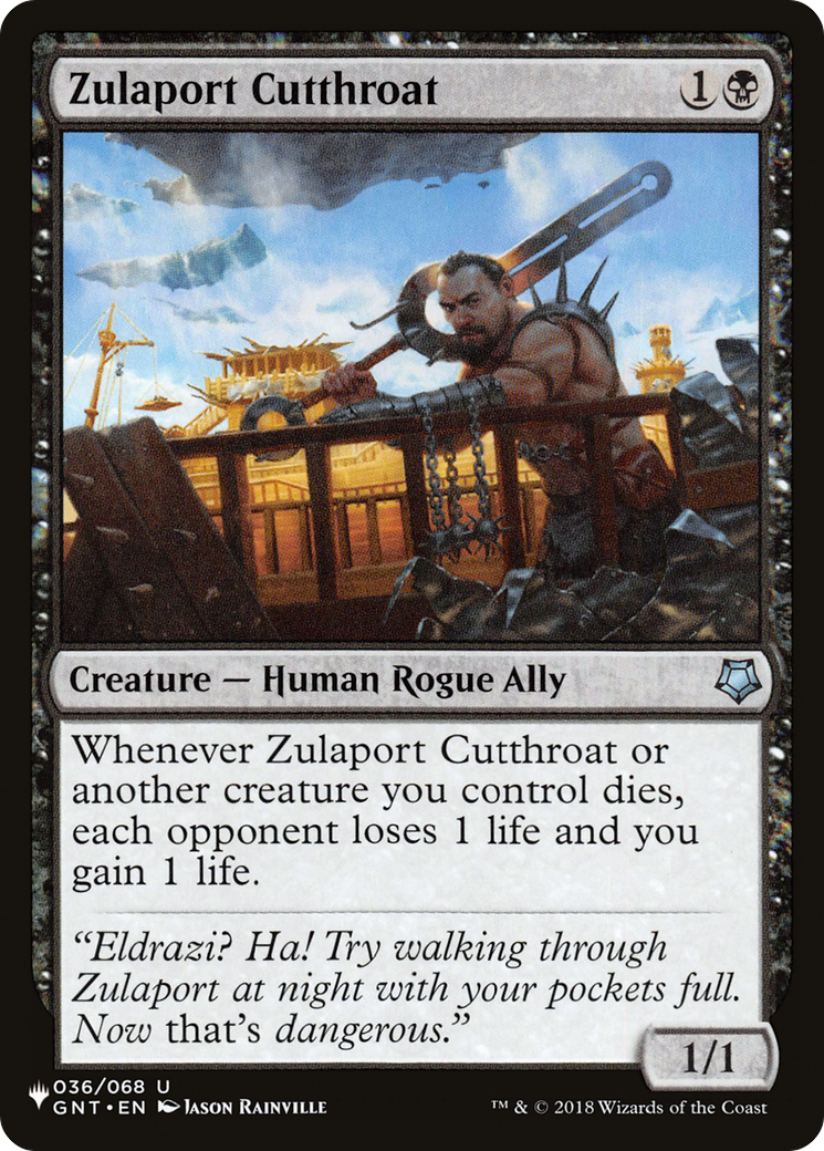 Zulaport Cutthroat (LIST-GNT-36)