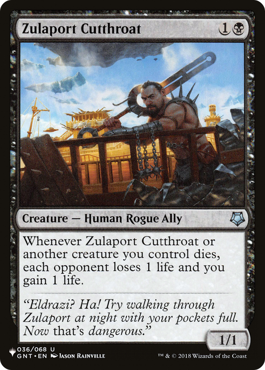 Zulaport Cutthroat (LIST-GNT-36)