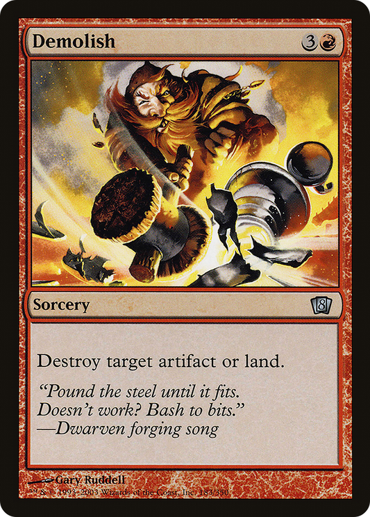 Demolish (8ED-183★) (Foil)