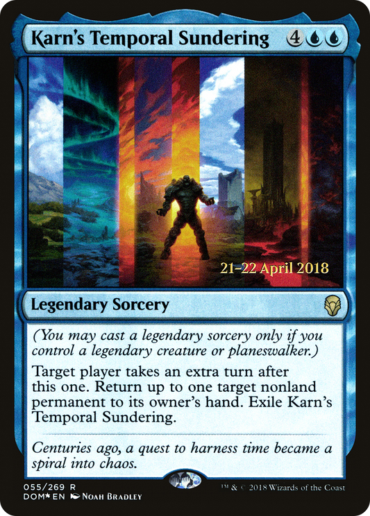 Karn's Temporal Sundering (PRE-55S) (Foil)