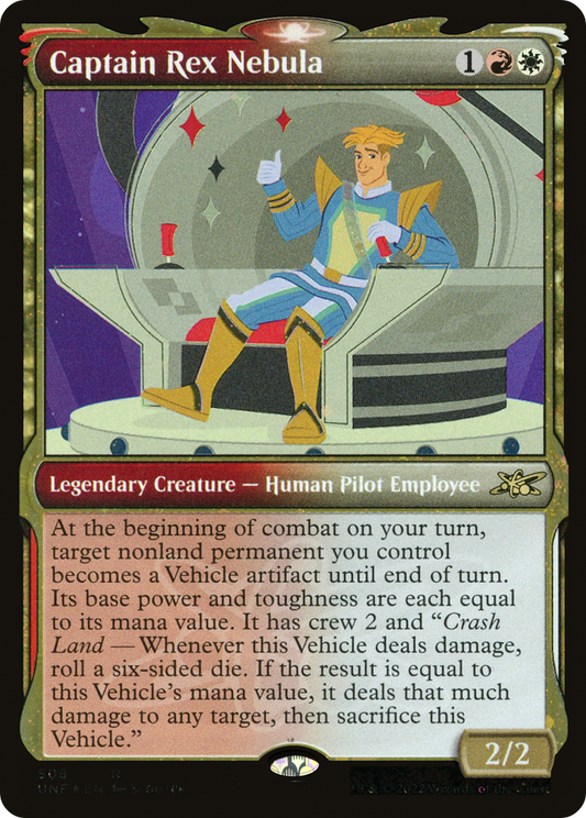 Captain Rex Nebula (UNF-508) (Showcase) (Galaxy Foil)