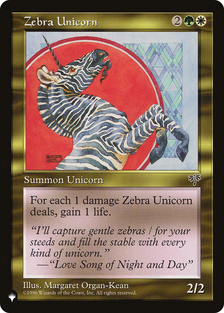 Zebra Unicorn (LIST-MIR-290)