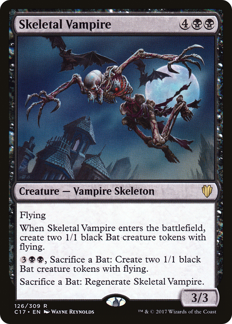 Skeletal Vampire (C17-126)
