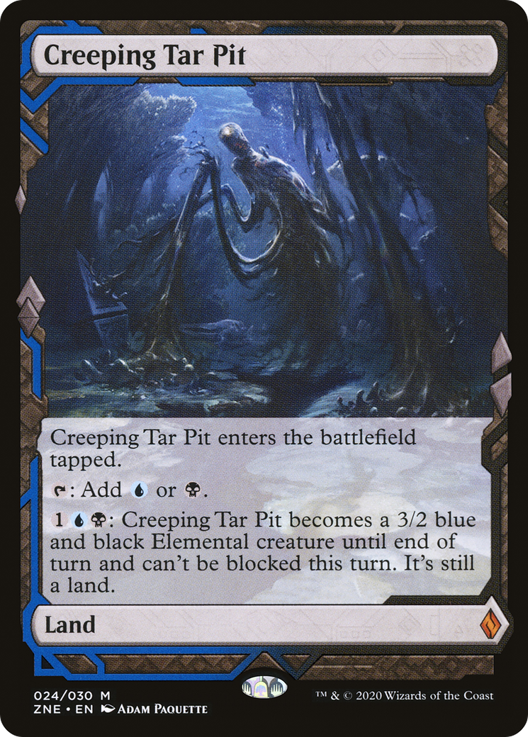 Creeping Tar Pit (ZNE-024) (Foil)