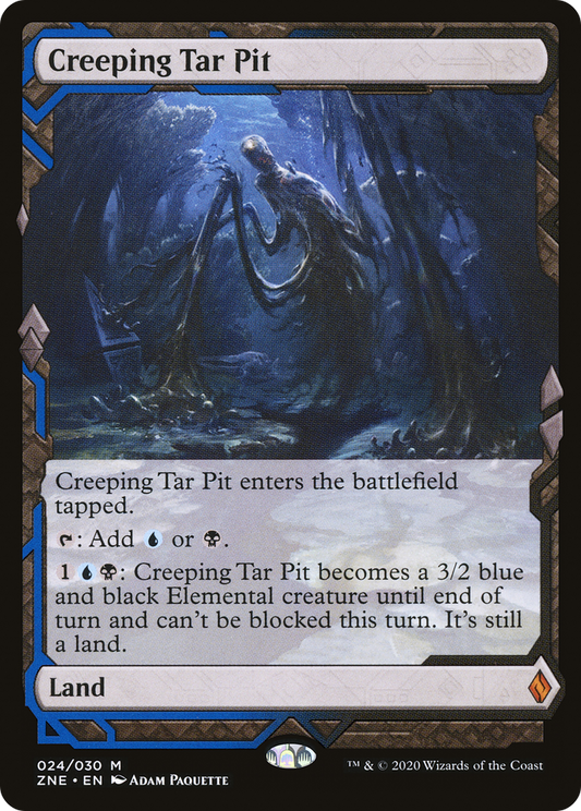 Creeping Tar Pit (ZNE-024) (Foil)