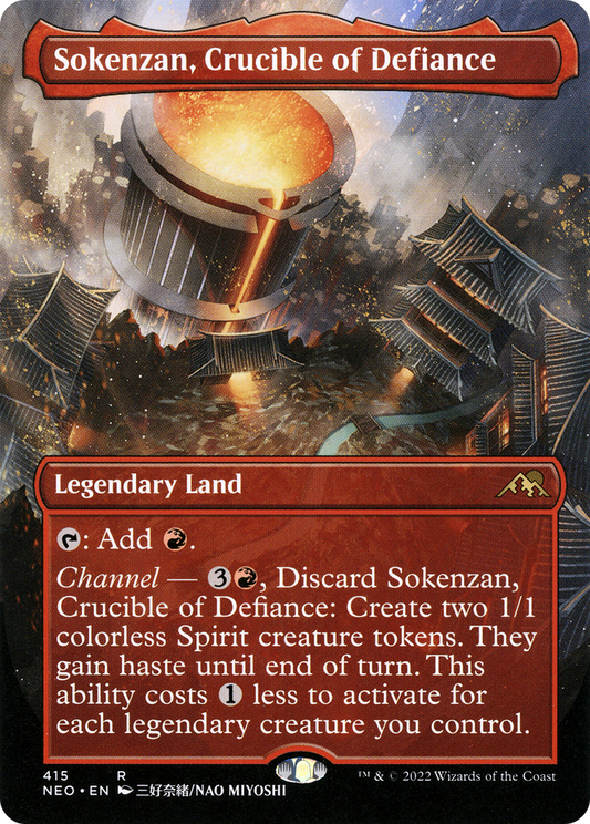 Sokenzan, Crucible of Defiance (NEO-415) (Borderless) (Foil)