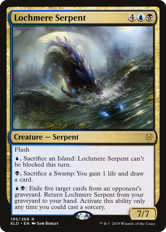 Lochmere Serpent (ELD-195) (Foil)