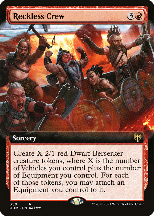 Reckless Crew (KHM-359) (Extended Art) (Foil)