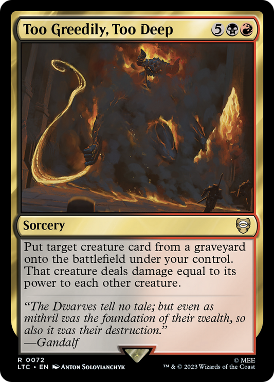 Too Greedily, Too Deep (LTC-072)