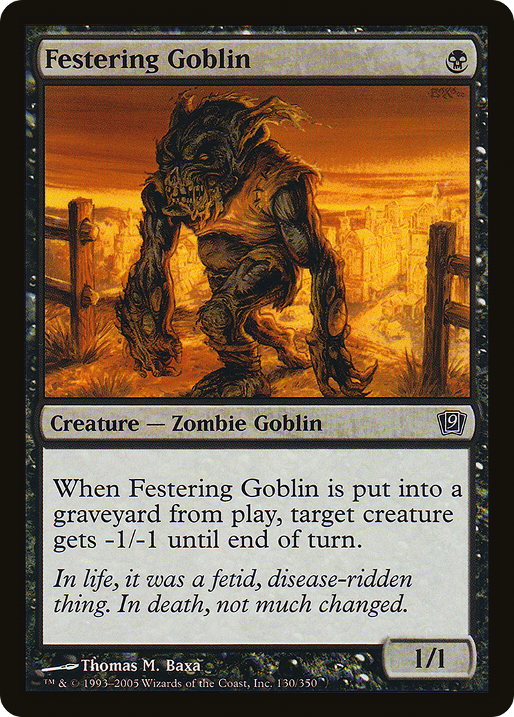 Festering Goblin (9ED-130★) (Foil)