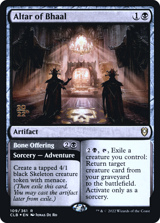 Altar of Bhaal // Bone Offering (PRE-109S) (Foil)