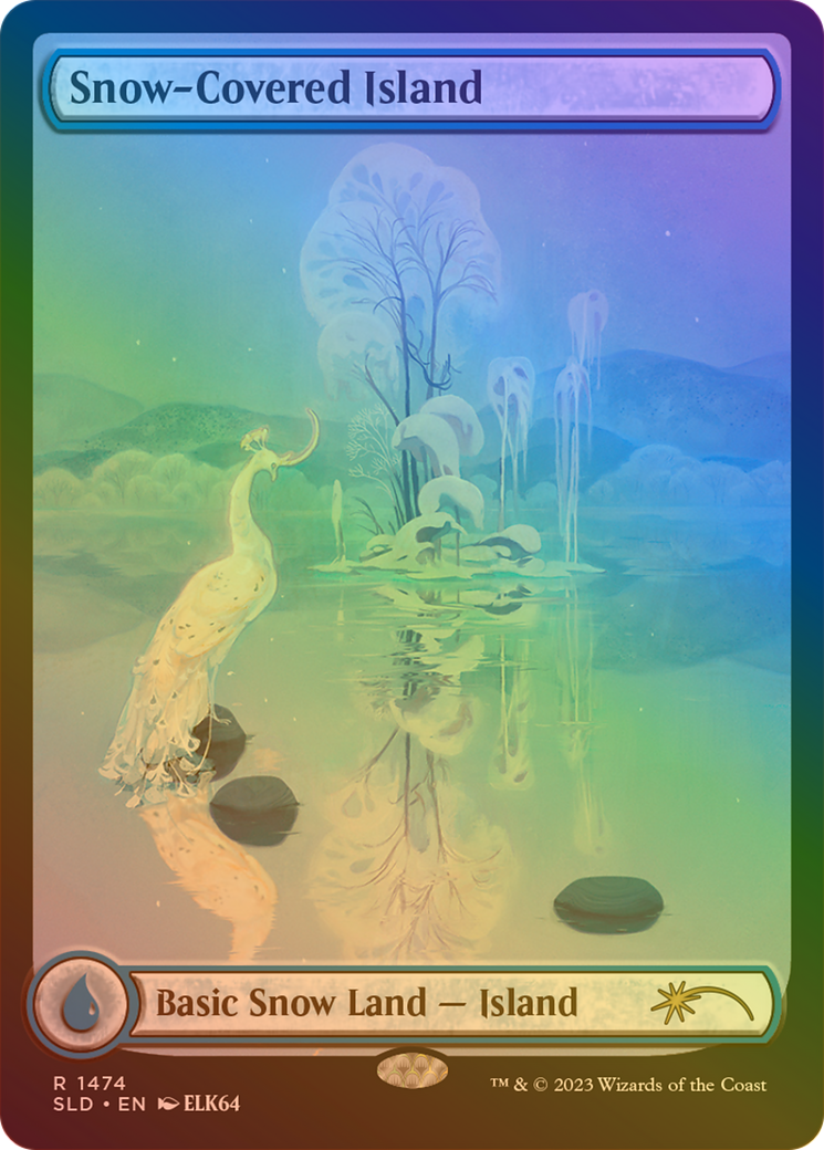 Snow-Covered Island (SLD-1474★) (Full Art) (Foil)