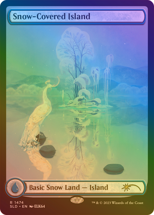 Snow-Covered Island (SLD-1474★) (Full Art) (Foil)