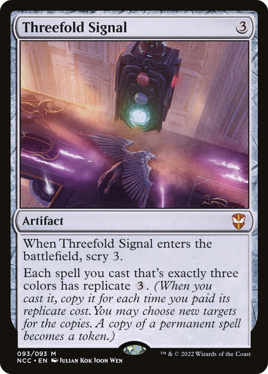 Threefold Signal (NCC-093) (Foil)