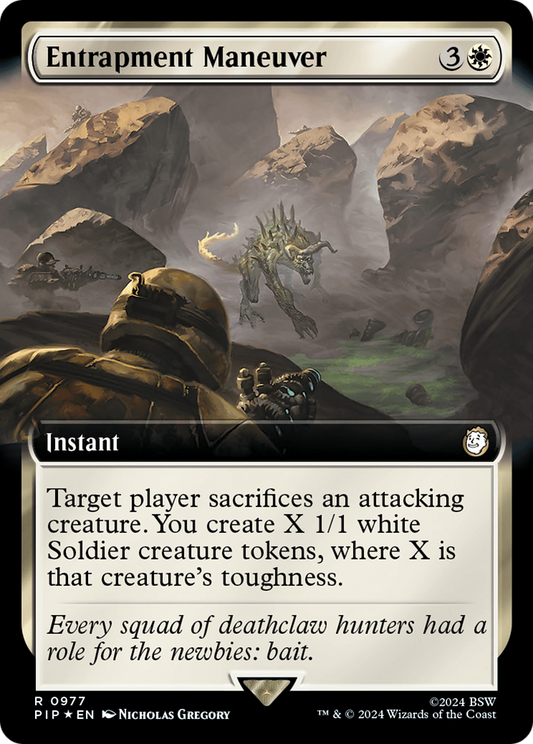 Entrapment Maneuver (PIP-977) (Extended Art) (Surge Foil)