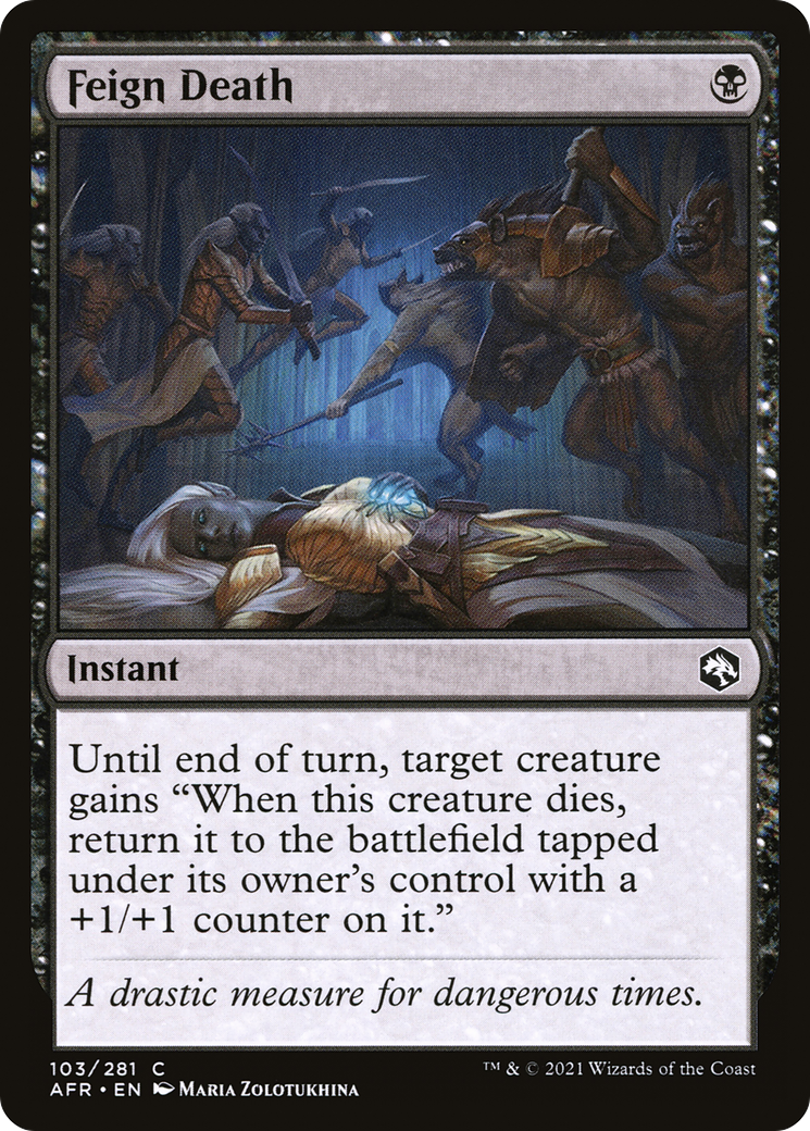 Feign Death (AFR-103) (Foil)