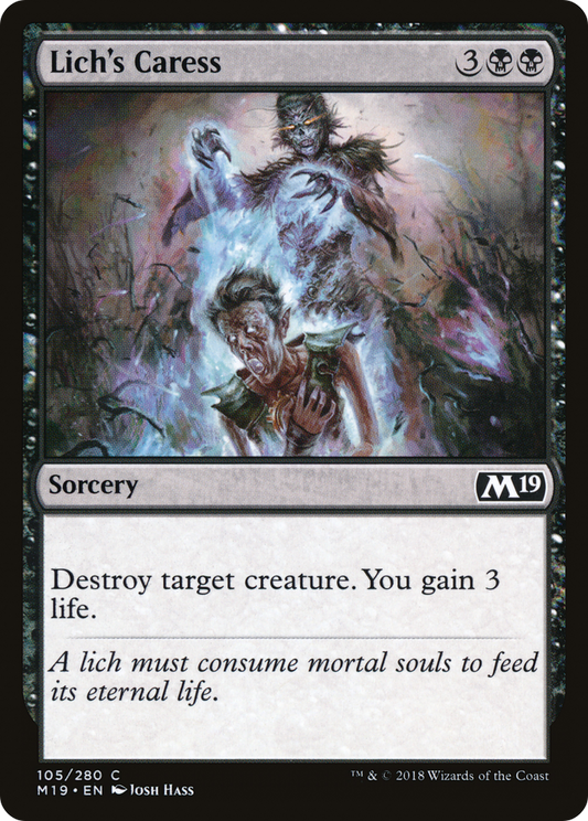 Lich's Caress (M19-105) (Foil)