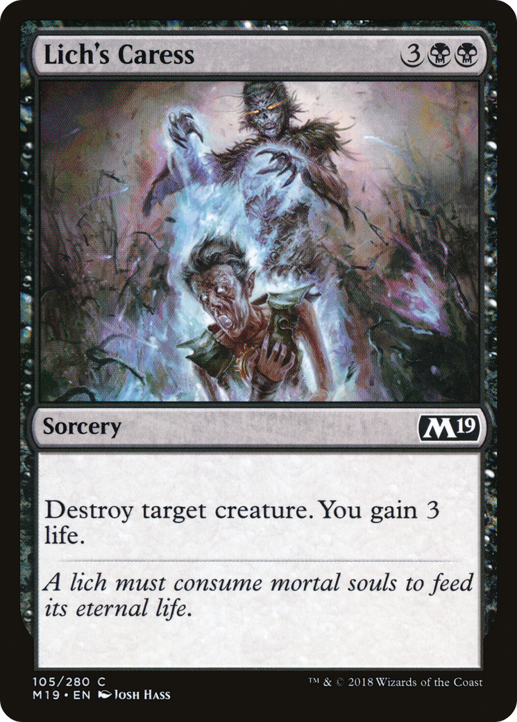 Lich's Caress (M19-105)