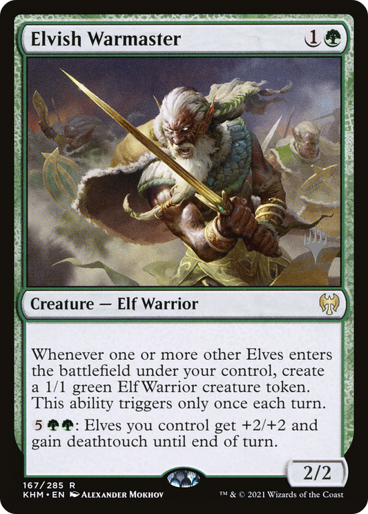 Elvish Warmaster (PPKHM-167P) (Foil)