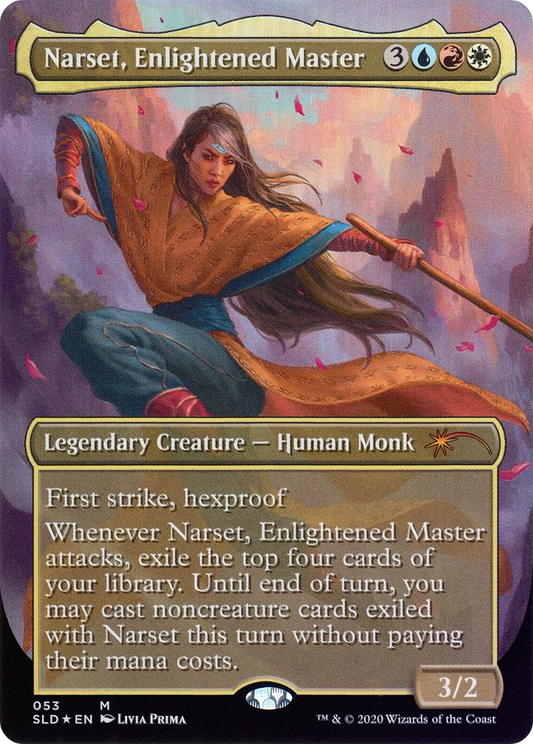Narset, Enlightened Master (SLD-053) (Borderless) (Foil)
