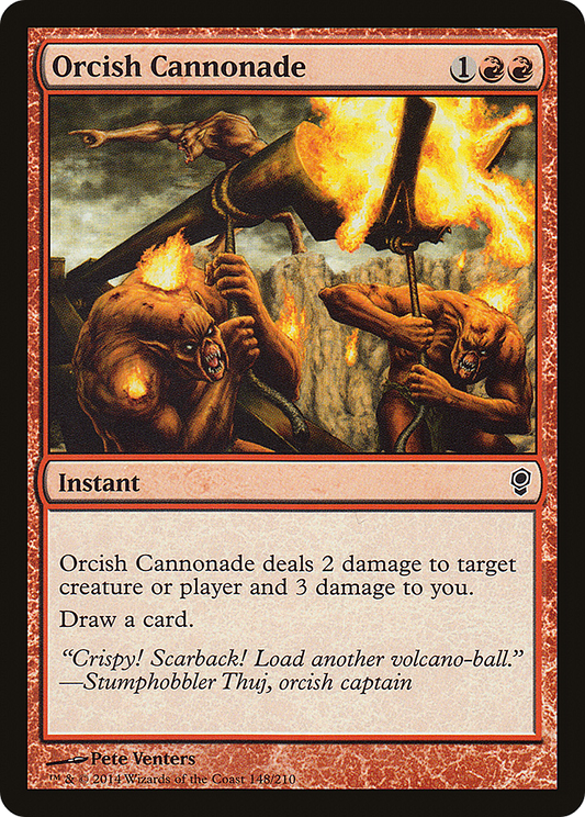 Orcish Cannonade (CNS-148) (Foil)
