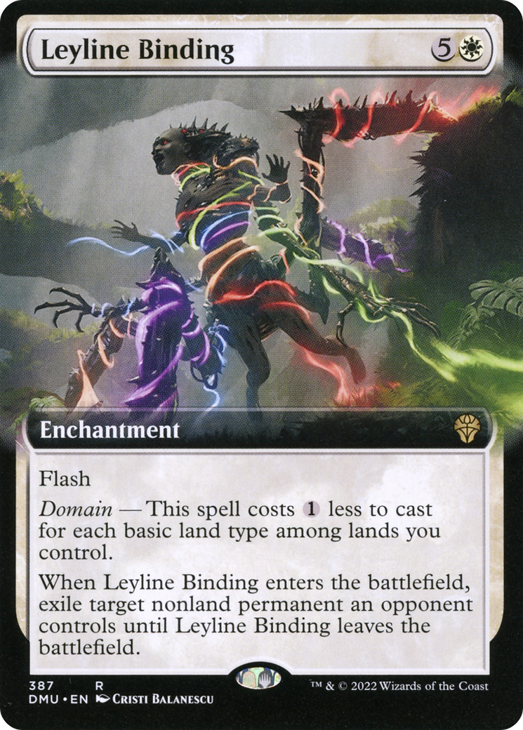 Leyline Binding (DMU-387) (Extended Art) (Foil)
