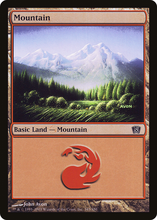 Mountain (8ED-343★) (Foil)