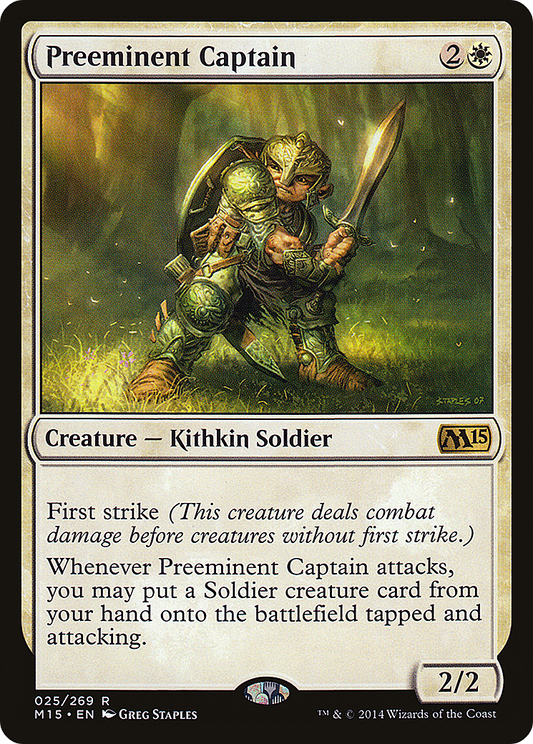 Preeminent Captain (M15-025) (Foil)