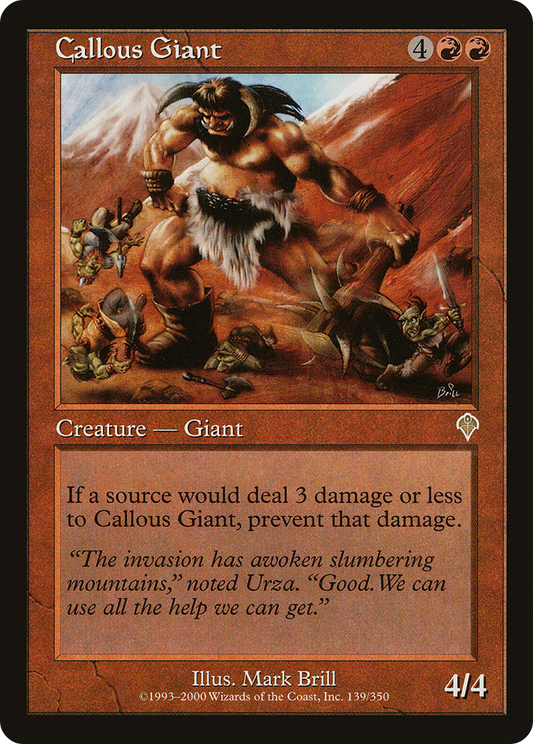 Callous Giant (INV-139) (Foil)