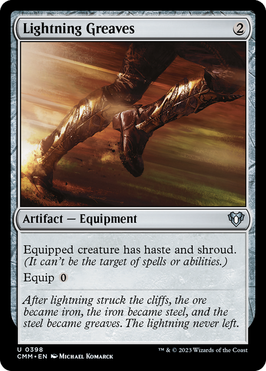 Lightning Greaves (CMM-398)
