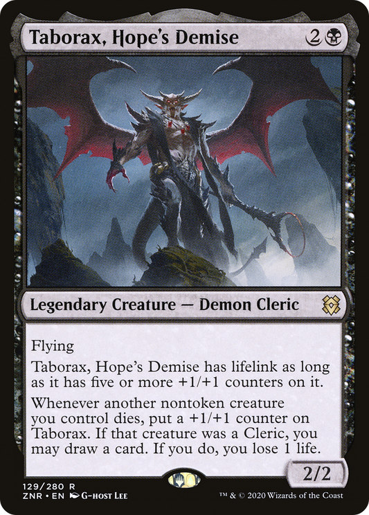 Taborax, Hope's Demise (ZNR-129) (Foil)