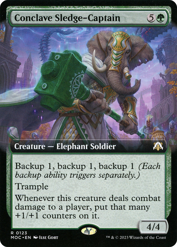 Conclave Sledge-Captain (MOC-123) (Extended Art)