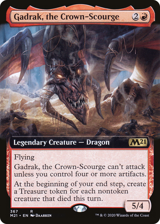 Gadrak, the Crown-Scourge (M21-367) (Extended Art)
