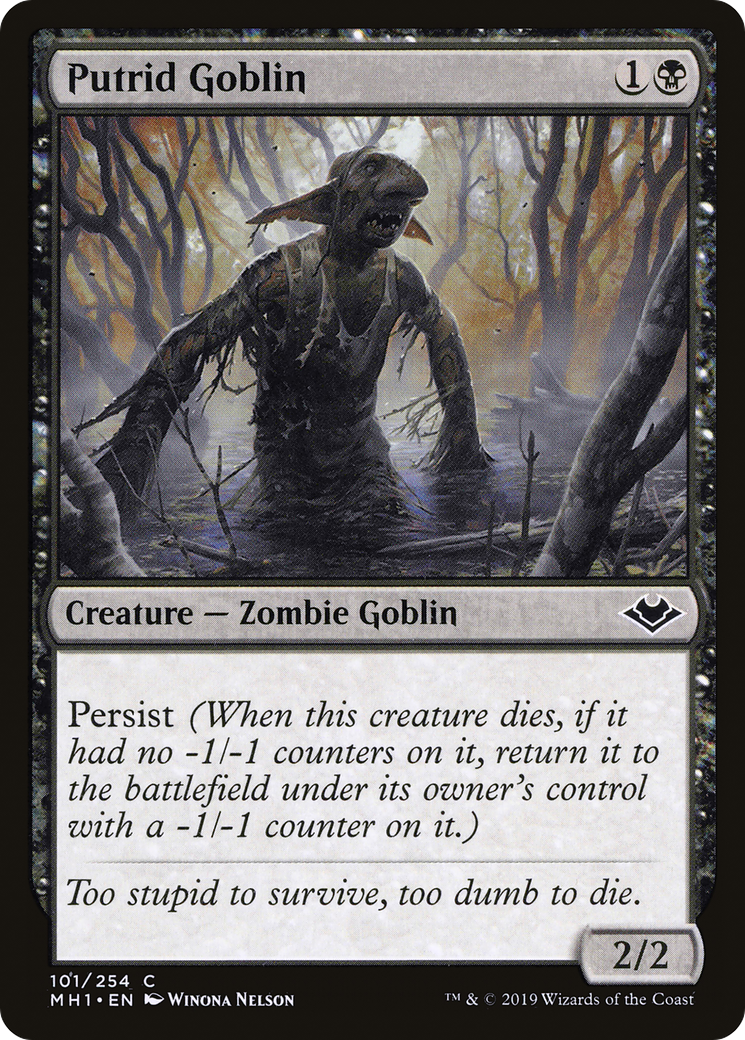 Putrid Goblin (MH1-101) (Foil)