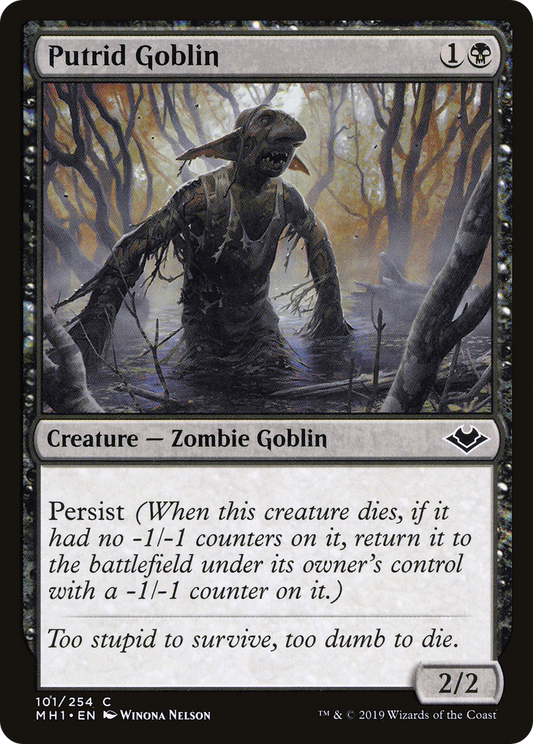 Putrid Goblin (MH1-101) (Foil)