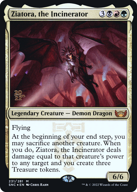 Ziatora, the Incinerator (PRE-231S) (Foil)