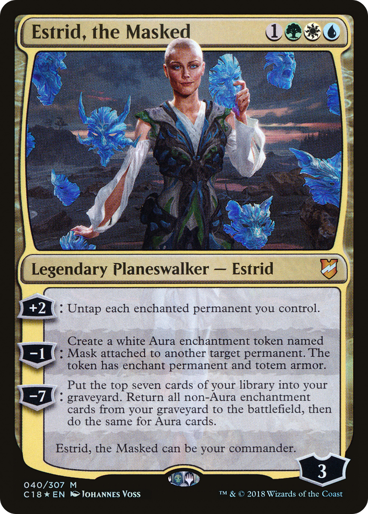 Estrid, the Masked (C18-040) (Foil)