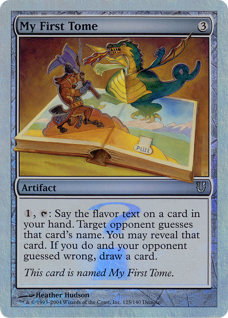 My First Tome (UNH-125★) (Foil)
