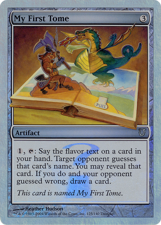 My First Tome (UNH-125★) (Foil)