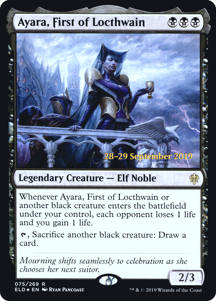 Ayara, First of Locthwain (PRE-75S) (Foil)