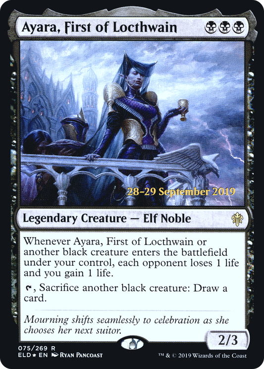 Ayara, First of Locthwain (PRE-75S) (Foil)